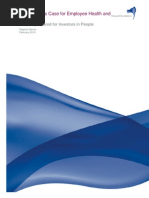 Download The Business Case for Employee Health and Wellbeing - A report prepared for Investors in People Feb 2010 by dmaproiect SN31189799 doc pdf