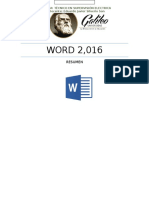 Novedade Word 2016.
