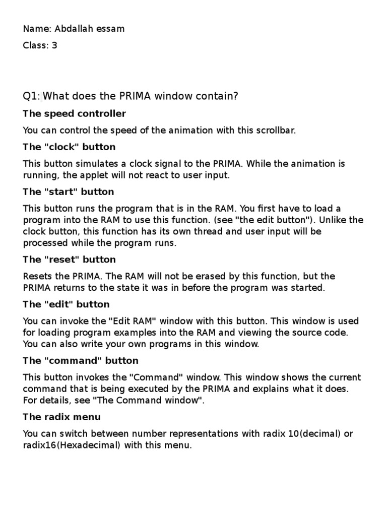 Prima Virtual Machine | PDF | Computers