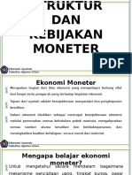 Struktur Dan Kebijakan Moneter