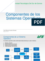 Componentes de los Sistemas Operativos