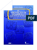 Proyecto de Desarrollo Institucional PDI