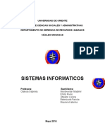 Informatica Gerencial, Taller II