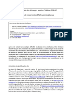 Compte Rendu Des Échanges Réalisés Auprès D'hélène TERLAT, Chargée de La Concertation de Lyon Confluence