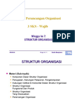 Kuliah 7 Struktur Organisasi