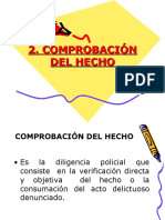 II Fase Comprobación Del Hecho