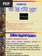 Cellular Telephone System