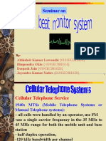 Cellular Telephone System