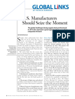 US Manufacturers Should Seize The Moment