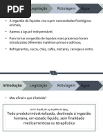 Introdução à Tecnologia de Bebidas