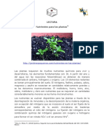 Apart. 7 Nutrientes Para Las Plantas. Lectura 1