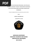Download PENGARUH KECERDASAN EMOSIONAL DAN PERILAKU BELAJAR TERHADAP TINGKAT PEMAHAMAN AKUNTANSI by Abidah Ardiningsih SN311931699 doc pdf