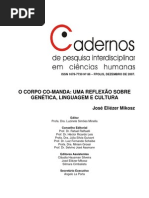O Corpo Co-Manda - Uma Reflexão sobre Genética, Linguagem e Cultura.