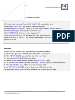 4.1- Pasado Continuo Respuestas