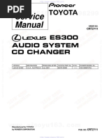 ES 300 CD Changer Service Manual