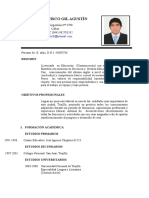 Curriculum Vitae Simple 2014-Docente