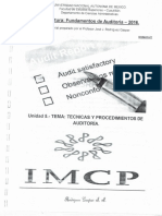 Preparativos, Planeación, Desarrollo y Supervisión de Los Trabajos de Auditoría - 1