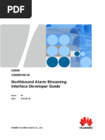 U2000 Northbound Alarm Streaming Interface Developer Guide