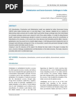 Globalisation and Social Challengest