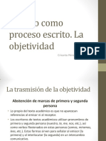 El Texto Como Proceso Escrito