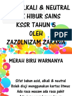 Asid, Alkali & Neutral Didik Hibur Sains KSSR Tahun 5 Oleh Zazolnizam Zakaria