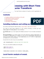 Sound Processing With Short Time Fourier Transform PDF
