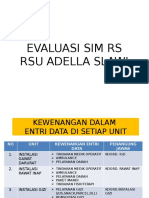 Evaluasi Sim Rs