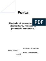 Forța - Metode si Procedee de Dezvoltare.doc