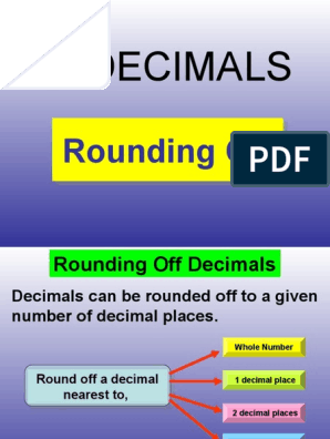 Rounding: 1 Decimal Place – version 2 - ppt download