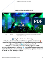 Top Nightclubs of Delhi-NCR, Noida _ Tourism Infopedia