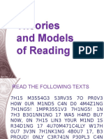 English302 - Reading Models
