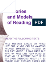 Theories and Models of Reading Explained