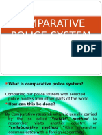 Comparative Police System With Additionals