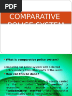 Comparative Police System With Additionals