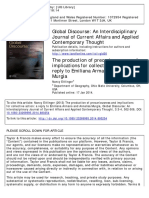 Global Discourse Volume 3 Issue 3-4 2013 [Doi 10.1080%2F23269995.2014.880254] Ettlinger, Nancy -- The Production of Precariousness and Implications for Collective Action- A Reply to Emiliana Armano An