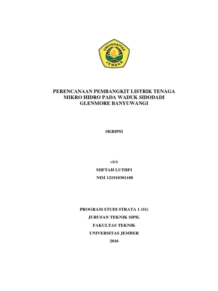 Contoh Proposal Tugas Akhir Teknik Sipil Struktur Berbagai Struktur