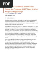 Download Pelaksanaan Manajemen Pemeliharaan Sarana dan Prasarana di SMP Islam Aldocx by sulisyono imam jayaharja SN311950339 doc pdf