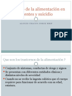 Trastorno de La Alimentación en Los Adolecentes