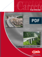 Costos Directos Carreteras 2009 CMIC
