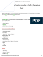 Detailed Syllabus and Selection Procedu PDF