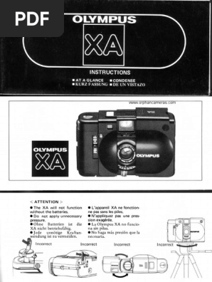 【動作確認済】 Olympus XA E0417-16x p OLYMPUS XA 動作確認済