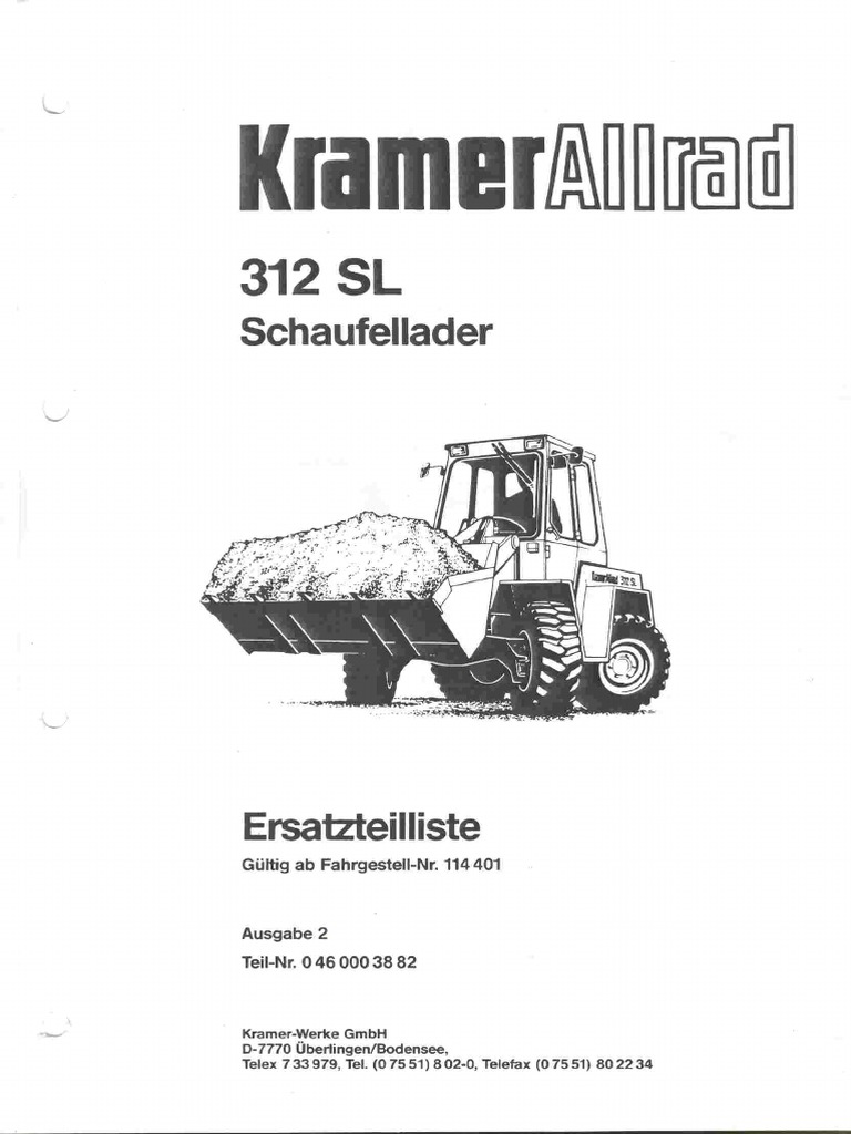 Kramer SL 312 | PDF