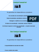 Aula 10 - Garantias de independência e pluralismo