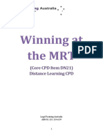 DN21 - Winning at the MRT With Annexures (1)