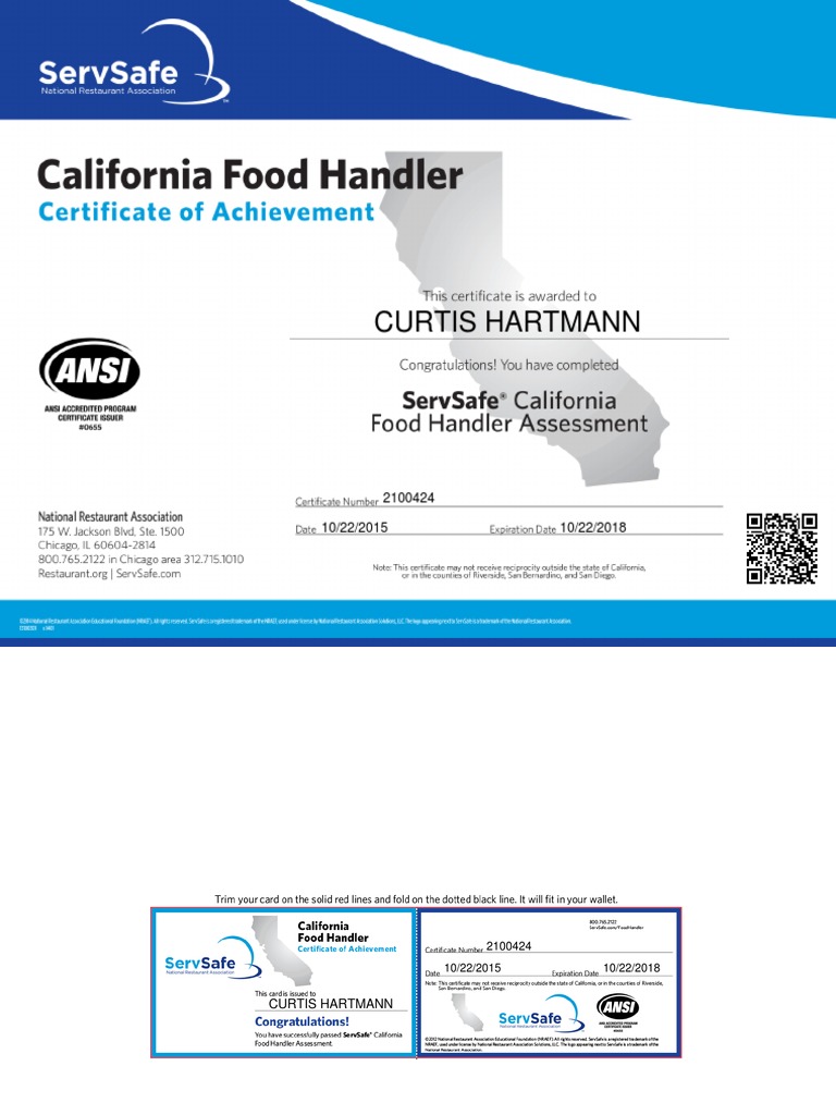 Food Handler | PDF