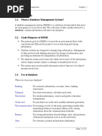 2.1. What Is Database Management System?: Database, Contains Information Relevant To An Enterprise