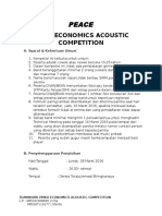 PMKO Economic Acoustic Competition