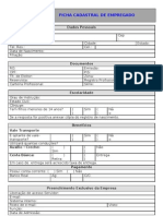Form. Rh005 v.00 Ficha Cadastral de Empregado