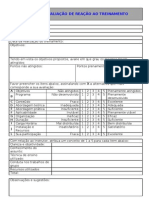 Form. RH011 V.00 Avaliação de Reação Ao Treinamento