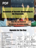 Socratic Questioning in Action